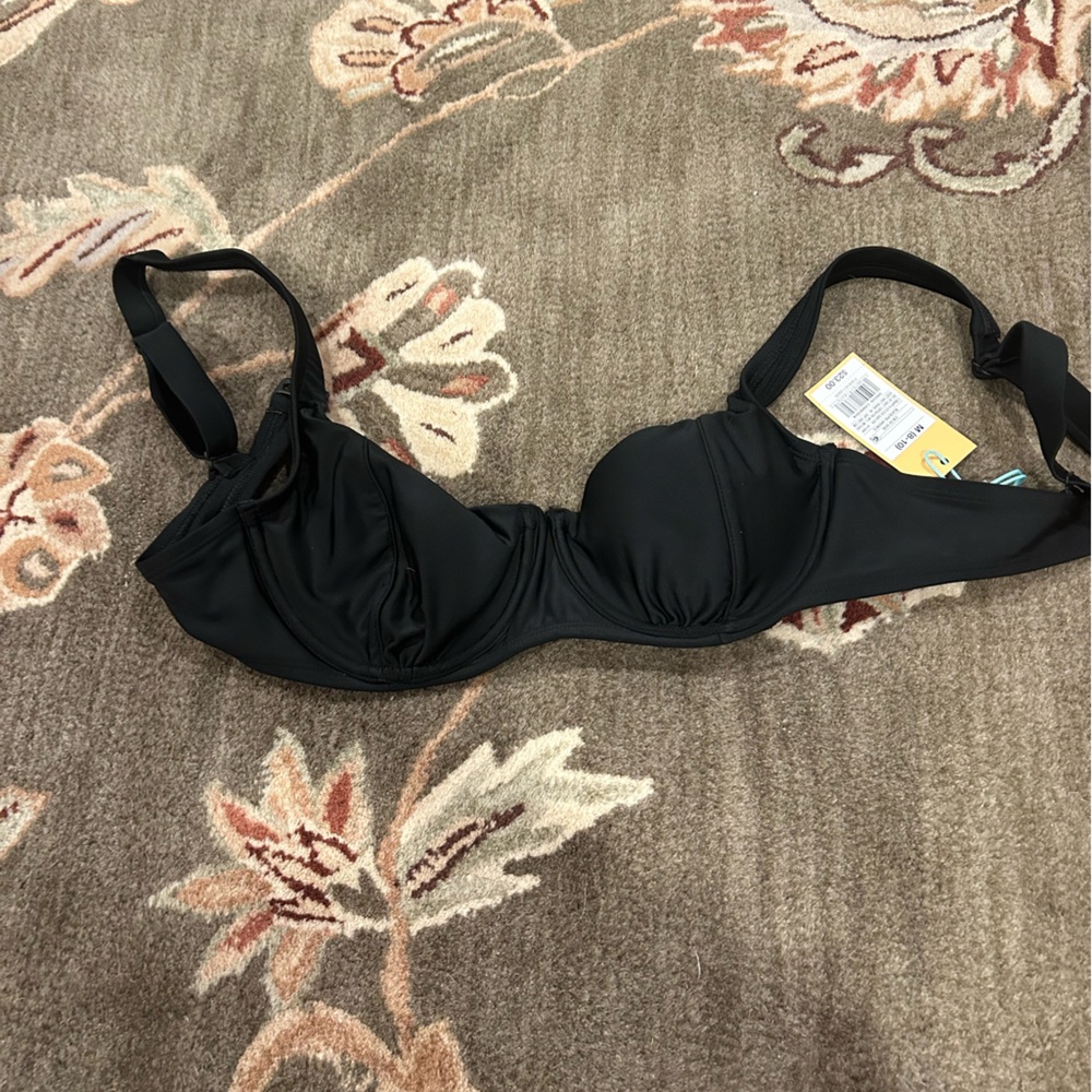 Black swimsuit top from Target
